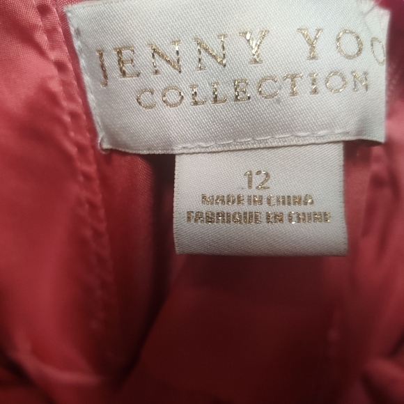 Jenny Yoo Adeline Bridesmaid Dress, Dusty Rose color, Size 12. - Picture 4 of 4